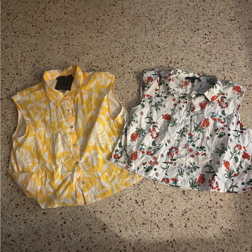 Bundle Marc Fischer sleeveless button down tops large